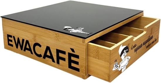 Immagine di PORTA CIALDE/CAPSULE EWACAFE' IN BAMBOO